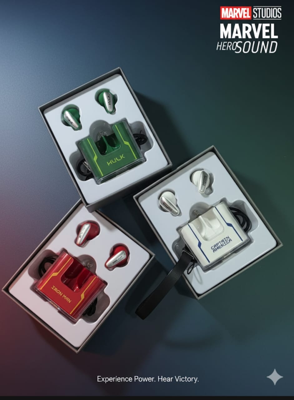 Marvel Themed Wireless Bluetooth Earbuds