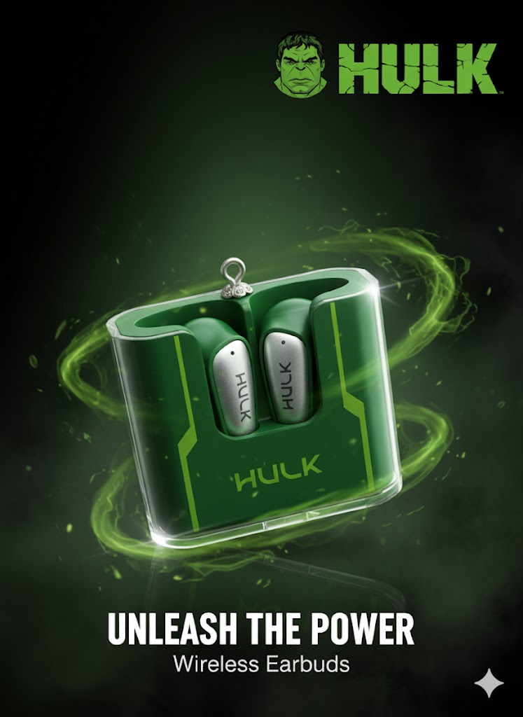 Marvel Themed Wireless Bluetooth Earbuds